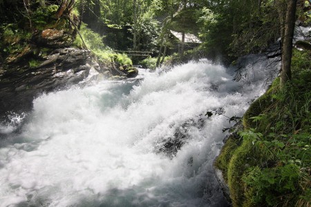 Untertalbach bei der Mühle - das Ende der Rutsche