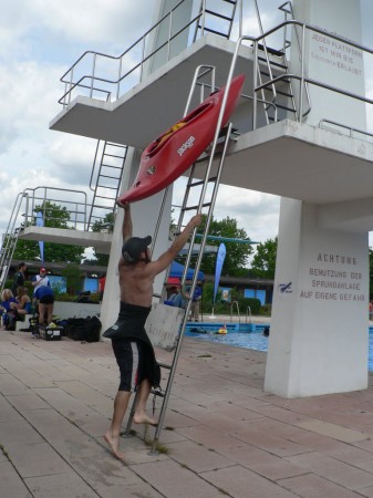 Sprungturmbesteigung